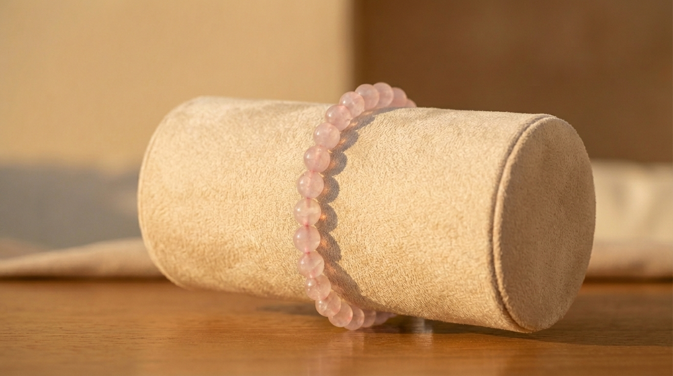 Bracelet en quartz rose qualité AA