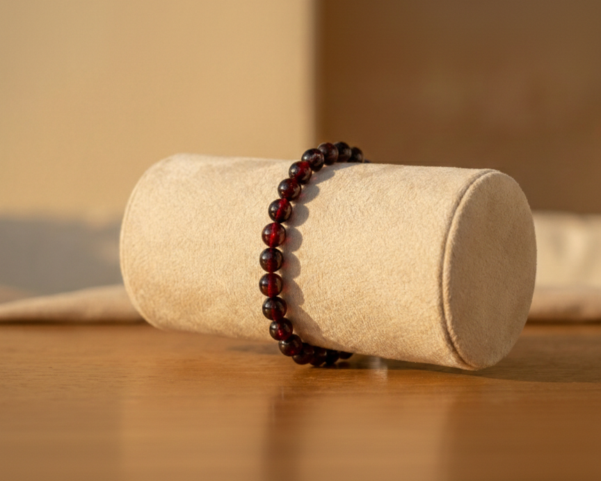 Bracelet Grenat rouge