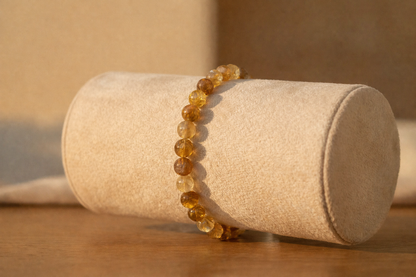 Bracelet citrine facettés